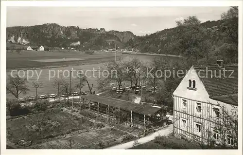 Rathen Saechsische Schweiz Gasthaus zum Einsiedler Kat. Rathen Sachsen