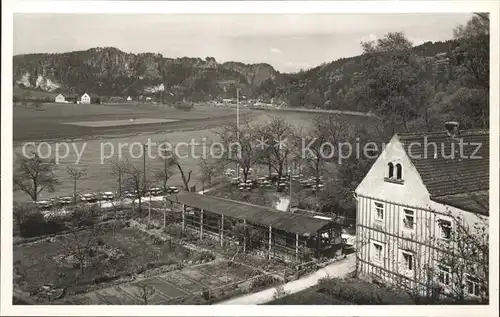 Rathen Saechsische Schweiz Gasthaus zum Einsiedler Kat. Rathen Sachsen