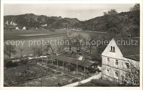 Rathen Saechsische Schweiz Gasthaus zum Einsiedler Kat. Rathen Sachsen