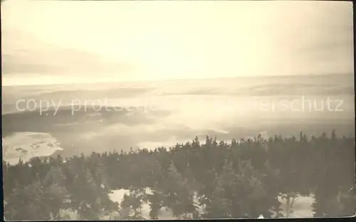 Fichtelberg Oberwiesenthal Nebel auf dem Fichtelberg Kat. Oberwiesenthal