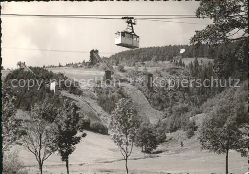 Oberwiesenthal Erzgebirge Schwebebahn Sprungschanzen Kat. Oberwiesenthal