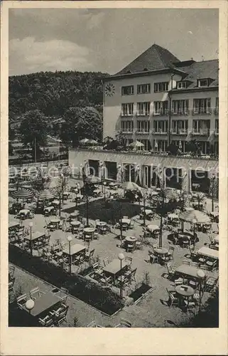 Oberschlema Erzgebirge Radiumbad Kurterrasse Kat. Bad Schlema