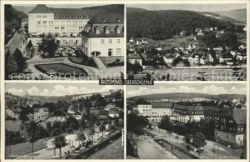 Oberschlema Erzgebirge Kurhotel Hammerberg Konzertplatz Kurhaus Kat. Bad Schlema