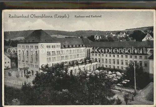 Oberschlema Erzgebirge Kurhaus und Kurhotel Kat. Bad Schlema