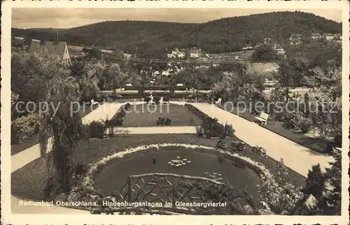 Oberschlema Erzgebirge Hindenburganlagen im Gleesbergviertel Kat. Bad Schlema