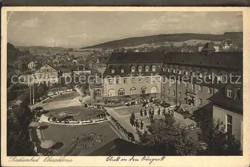 Oberschlema Erzgebirge Kurhaus Kurpark Kat. Bad Schlema