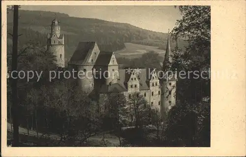 Hartenstein Zwickau Schloss Stein Kat. Hartenstein Zwickau