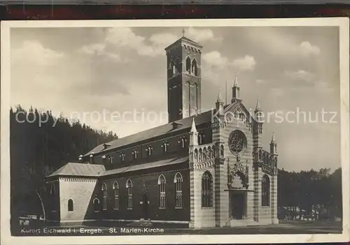 Eichwald Tschechien St Marien Kirche Kat. Dubi