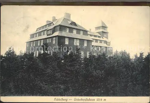 Oberwiesenthal Erzgebirge Fichtelberg Unterkunftshaus Kat. Oberwiesenthal