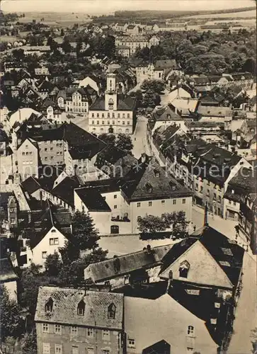 Schneeberg Erzgebirge Blick ueber die Stadt Kat. Schneeberg