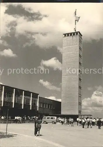 Oberwiesenthal Erzgebirge Fichtelberghaus mit Aussichtsturm Kat. Oberwiesenthal