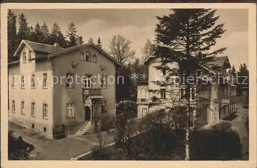 Bad Reiboldsgruen Waldhaus mit Beamtenhaus Kat. Auerbach
