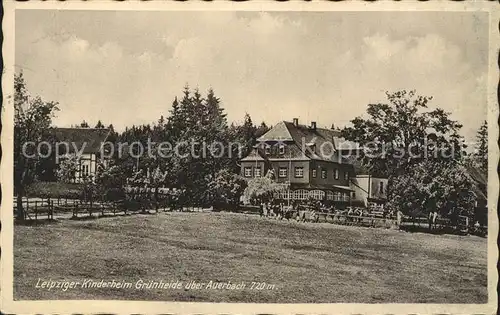 Gruenheide Vogtland Leipziger Kinderheim Kat. Auerbach