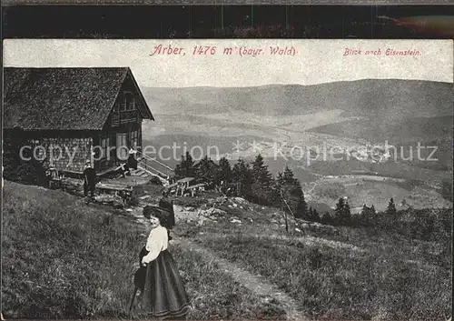 Bayerisch Eisenstein Berghaus auf dem Arber Bayerischer Wald Kat. Bayerisch Eisenstein