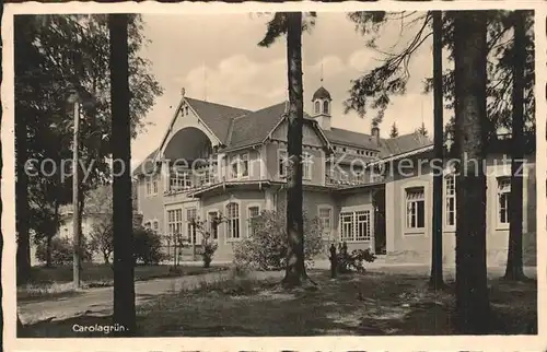 Carolagruen Heilstaette Kat. Schoenheide Erzgebirge