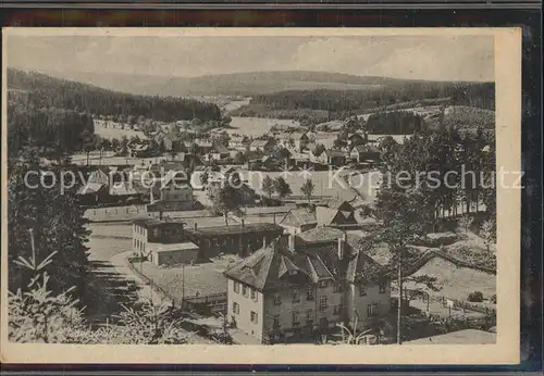 Jaegersgruen Gesamtansicht Luftkurort Kat. Tannenbergsthal Vogtland