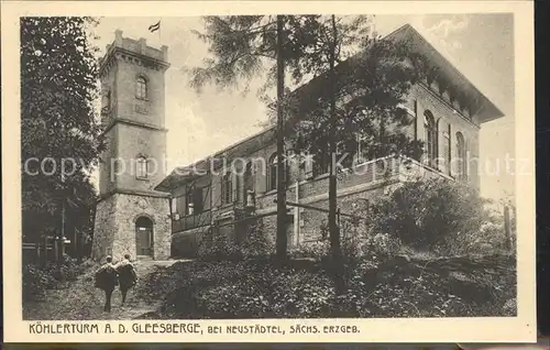 Neustaedtel Sachsen Koehlerturm auf dem Gleesberg