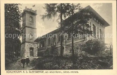 Neustaedtel Sachsen Koehlerturm auf dem Gleesberg