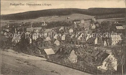 Oberschlema Erzgebirge Teilansicht Radiumbad Kat. Bad Schlema