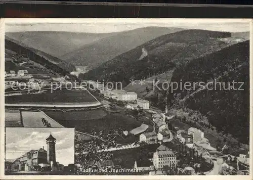 Joachimsthal Tschechien Sankt Panorama Radiumbad Kat. Jachymov