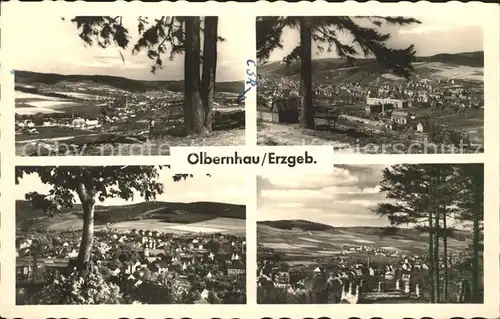 Olbernhau Erzgebirge Stadtansicht Kat. Olbernhau