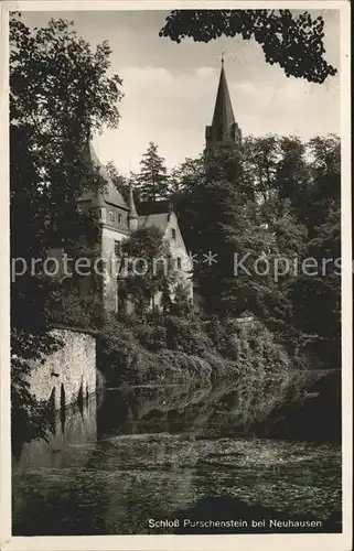 Neuhausen Erzgebirge Schloss Purschenstein Kat. Neuhausen Erzgebirge