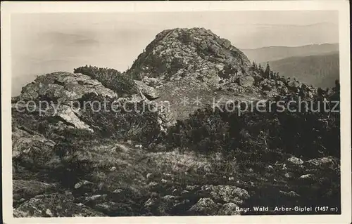 Zwiesel Niederbayern Arbergipfel  Kat. Zwiesel