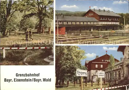 Bayrisch Eisenstein Grenzbahnhof Kat. Bayerisch Eisenstein