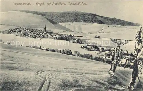 Oberwiesenthal Erzgebirge Fichtelberg Unterkunftshaus Kat. Oberwiesenthal
