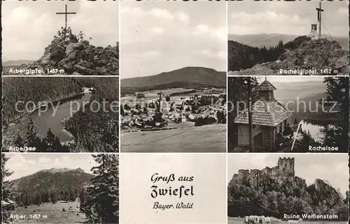 Zwiesel Niederbayern Rachelsee Rachelgipfel Arber Kat. Zwiesel