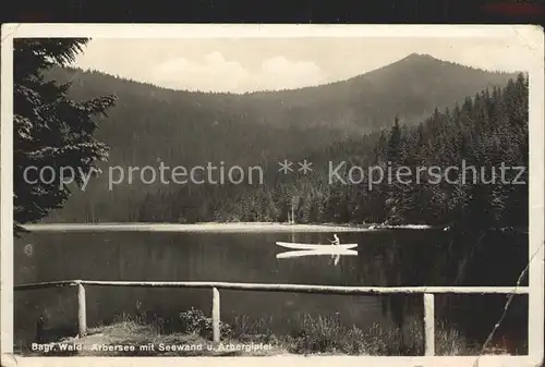 Bayerisch Eisenstein Arbersee Arbergipfel Kat. Bayerisch Eisenstein