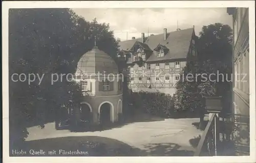 Wiesenbad Hiobs Quelle Fuerstenhaus Kat. Thermalbad Wiesenbad