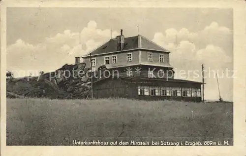 Satzung Hirtstein Unterkunftshaus Kat. Marienberg