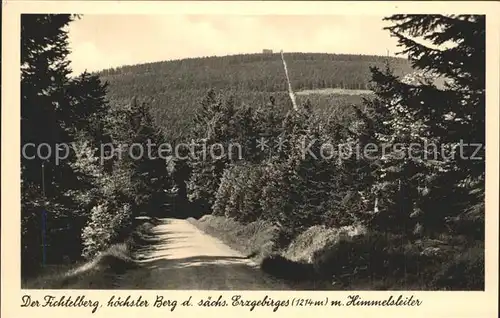 Fichtelberg Oberwiesenthal mit Himmelsleiter Kat. Oberwiesenthal