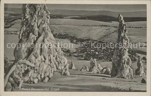 Oberwiesenthal Erzgebirge Panorama Kat. Oberwiesenthal