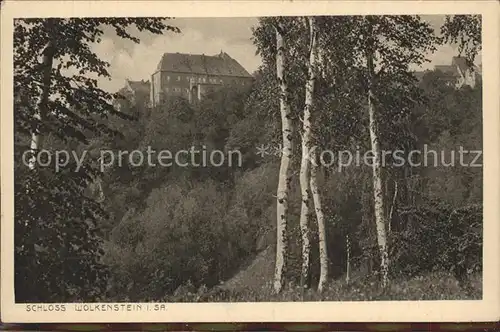 Wolkenstein Erzgebirge Schloss Kat. Wolkenstein