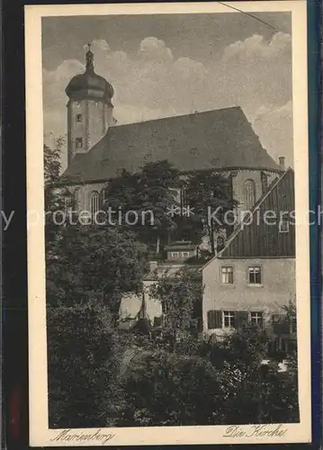 Marienberg Erzgebirge Kirche Kat. Marienberg