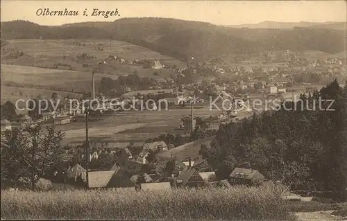 Olbernhau Erzgebirge Panorama Kat. Olbernhau