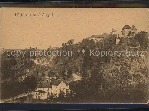 Wolkenstein Erzgebirge Schloss Kat. Wolkenstein