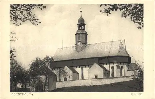 Doernthal Erzgebirge Kirche Kat. Pfaffroda