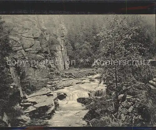 Pobershau Partie im Tal der schwarzen Pockau Kat. Pobershau