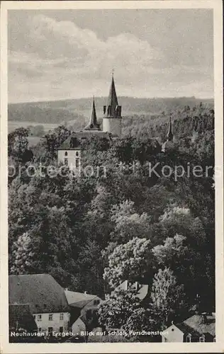 Neuhausen Erzgebirge Schloss Purschenstein Kat. Neuhausen Erzgebirge