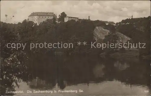 Frankenberg Sachsen Sachsenburg im Zschopautal Kat. Frankenberg Sachsen