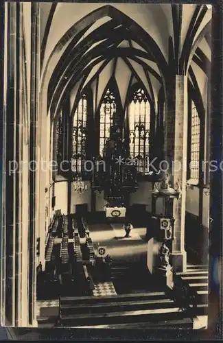 Mittweida Hohe Chor in der Stadtkirche Kat. Mittweida