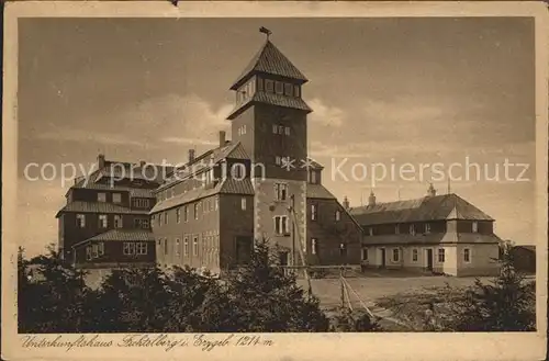 Oberwiesenthal Erzgebirge Fichtelberg Unterkunftshaus Aussichtsturm Kat. Oberwiesenthal