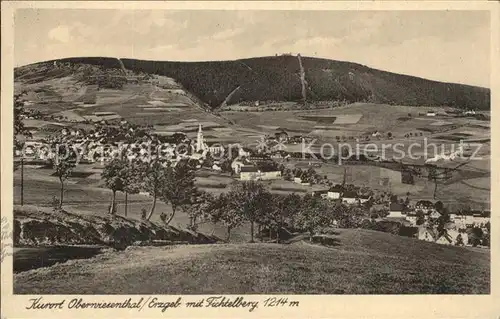 Oberwiesenthal Erzgebirge mit Fichtelberg Kat. Oberwiesenthal