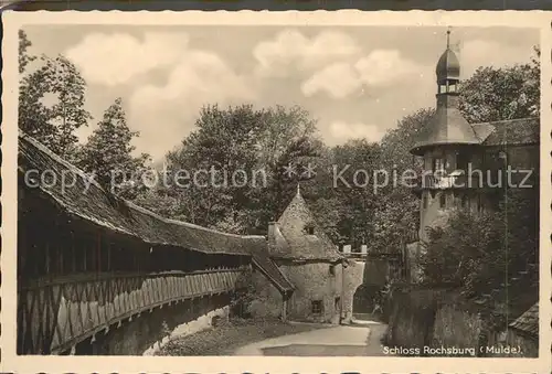 Rochsburg Schloss Rochsburg Innenhof Kat. Lunzenau