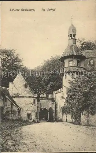 Rochsburg Schloss Rochsburg Im Vorhof Kat. Lunzenau