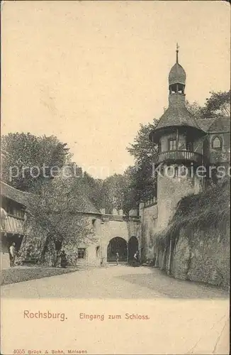 Rochsburg Eingang zum Schloss Kat. Lunzenau
