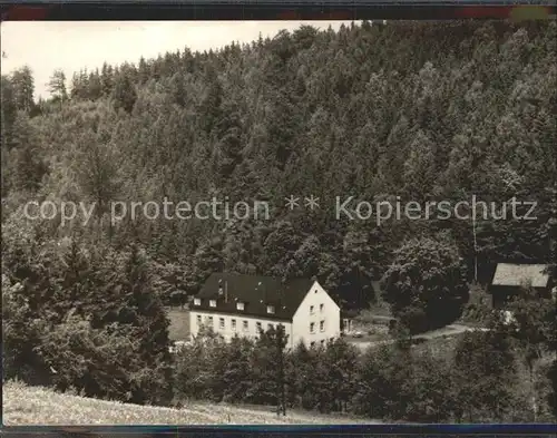 Wolkenstein Erzgebirge Ferienheim Waldmuehle Kat. Wolkenstein